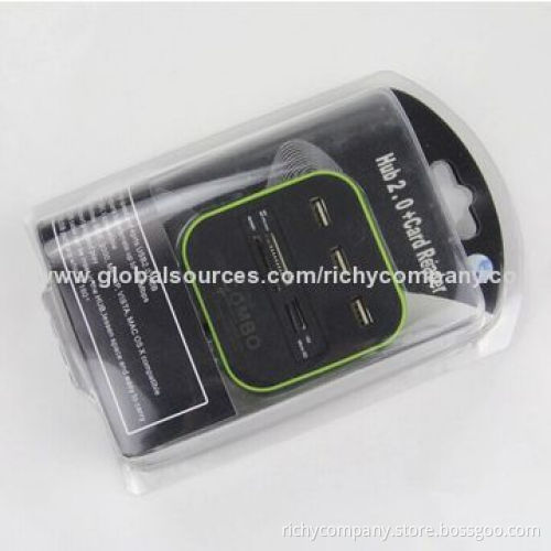 USB HUB, 2-in-1 Design